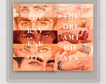 DIGITALE DATEI |   The Raven Cycle |   Illustration Druck |   Inspiriert von Maggie Stiefvater