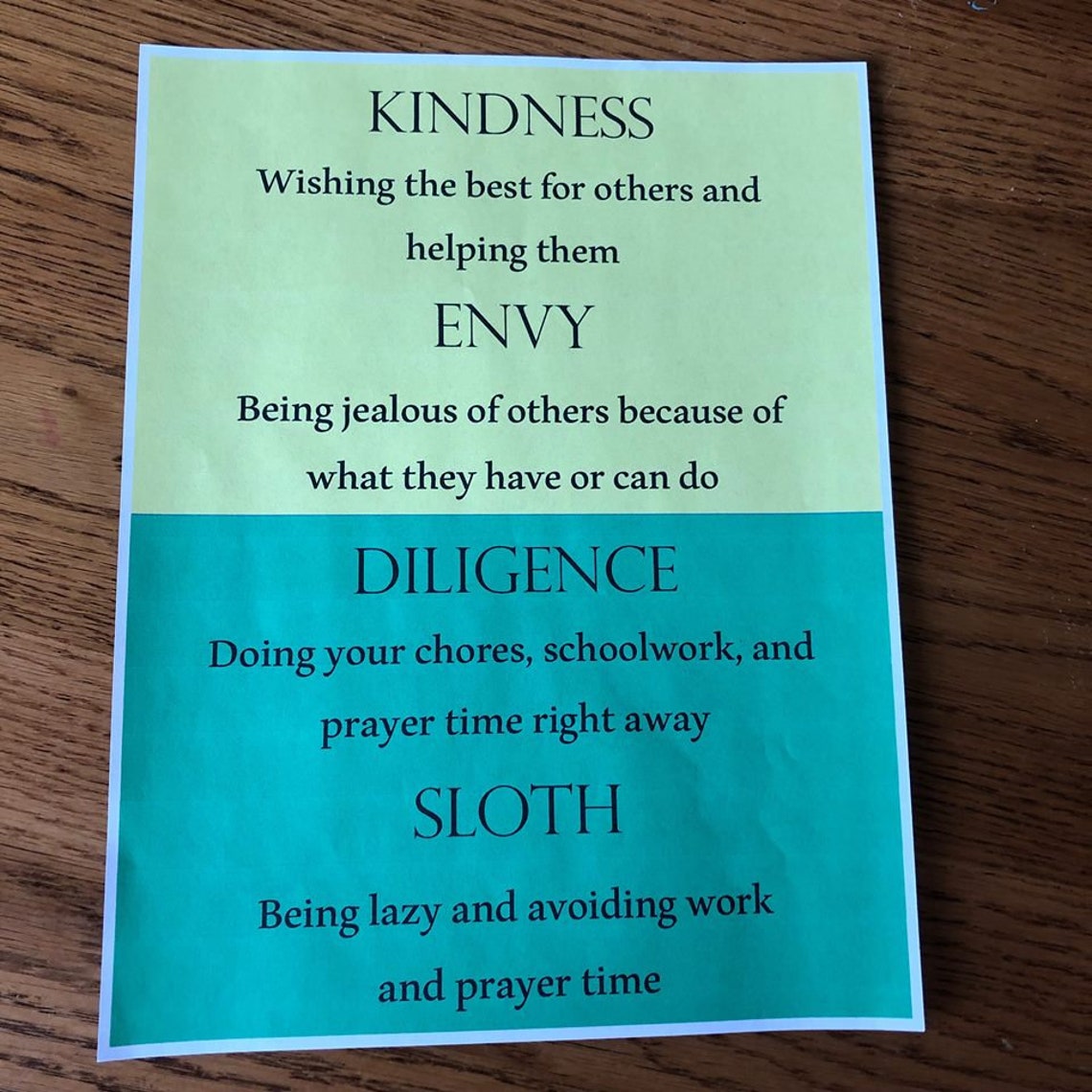 Virtues And Vices For Kids Christian Catholic Homeschooling virtues-and-vices-for-kids-christian-catholic-homeschooling