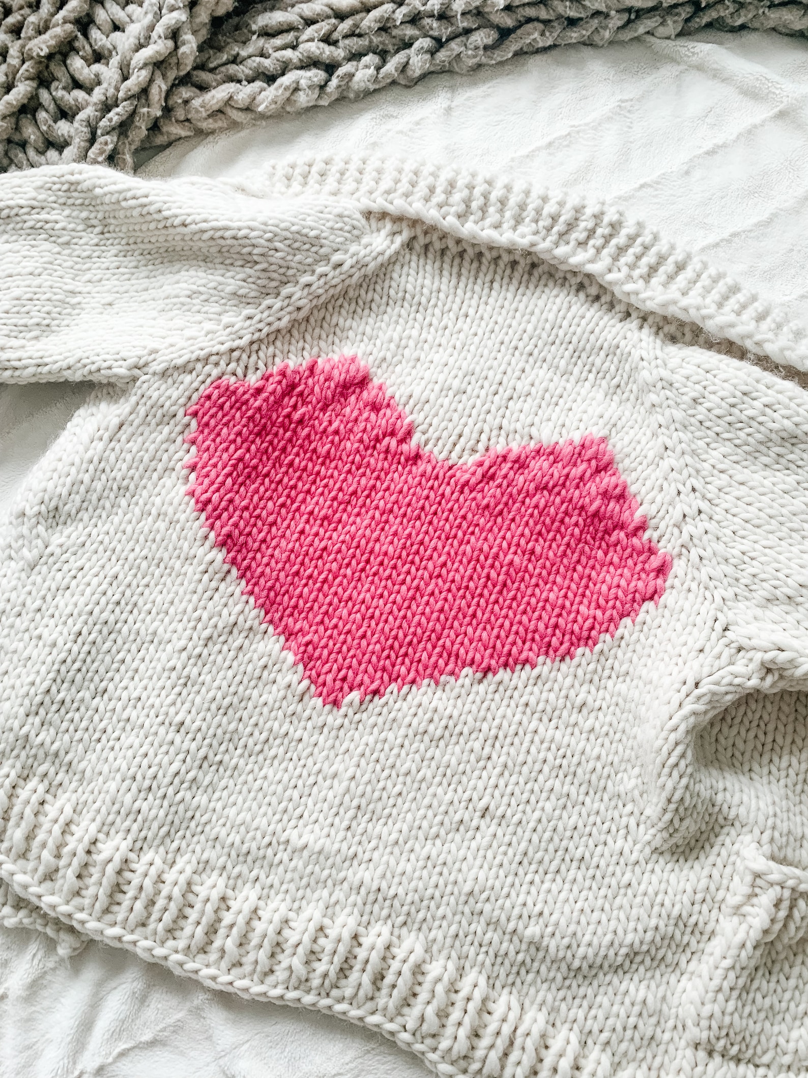 With Love Cardi • Knit Cardigan • Knit Jacket • Heart Cardi • Knit ...