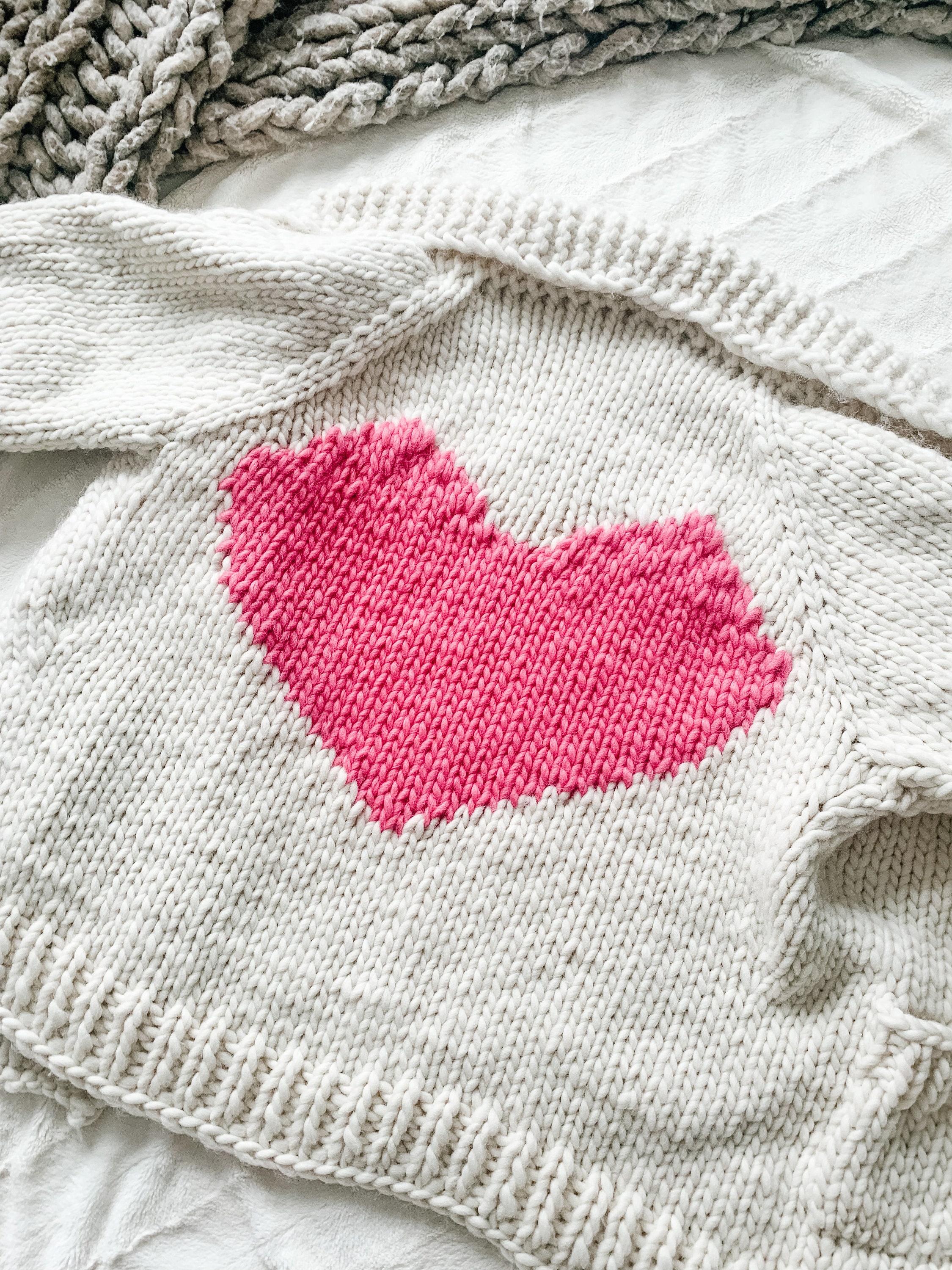 With Love Cardi • Knit Cardigan • Knit Jacket • Heart Cardi