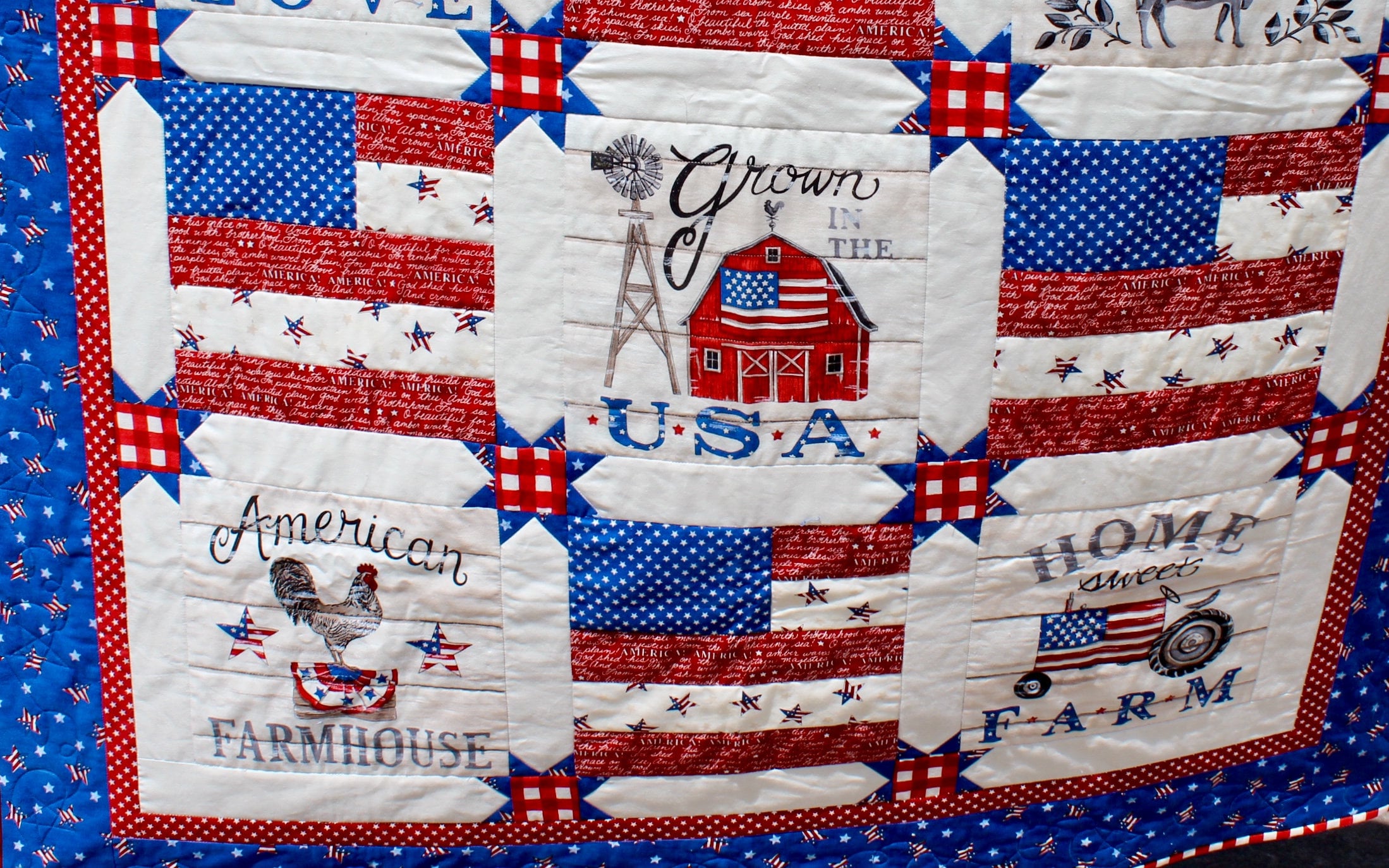 Land That I Love Quilt | Etsy