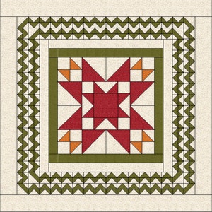 Drigger&#39;s Star Quilt PDF Pattern