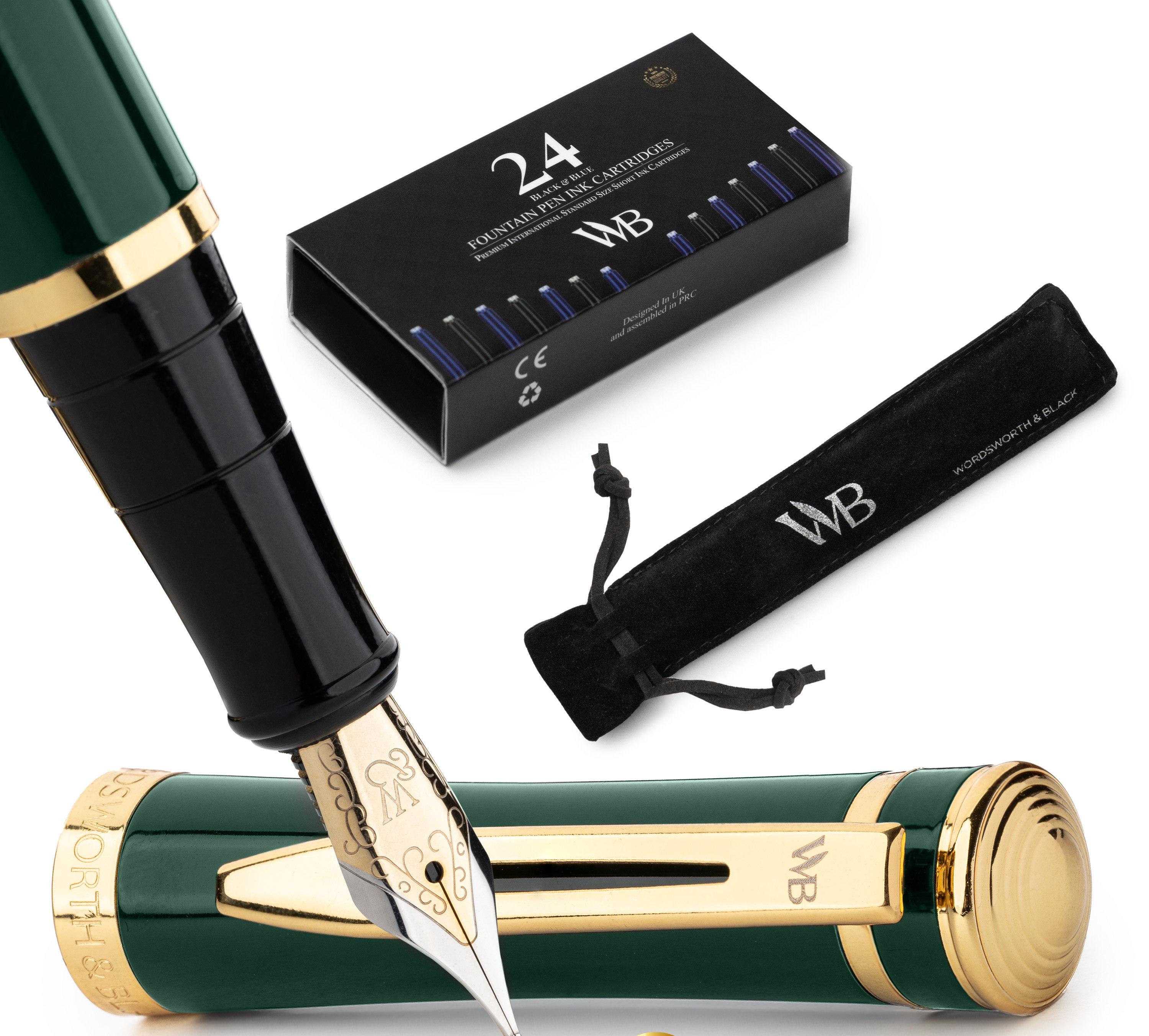 Inchiostro Per Penna Stilografica Wordsworth & Black - 30ml Verde Da Corsa, Flusso Liscio - Foto 10