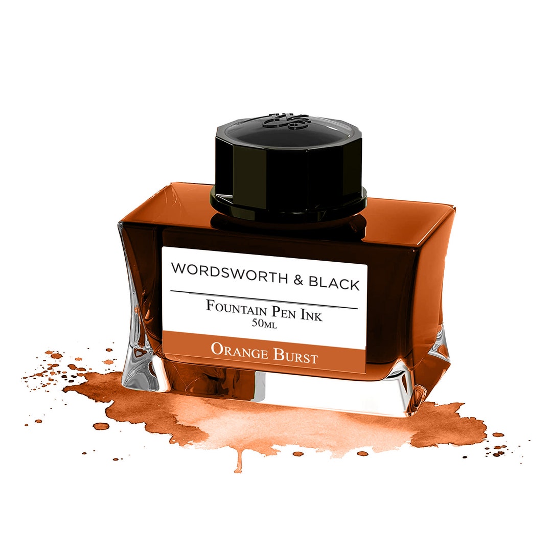 Wordsworth & Black Fountain Pen Ink Bottle 50 Ml, Natural Dyes, Antique