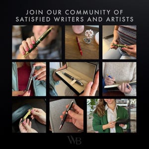 Juego de pluma estilográfica Wordsworth y Black Majesti con 6 cartuchos de tinta, convertidor de recarga, estuche para pluma estilográfica imagen 7