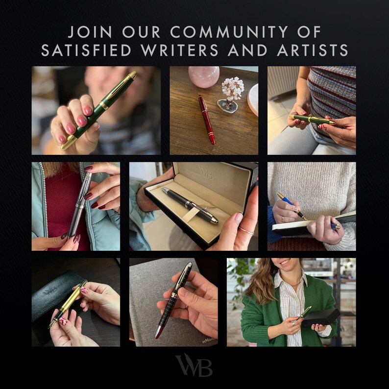 Juego de pluma estilográfica Wordsworth y Black Majesti con 6 cartuchos de tinta, convertidor de recarga, estuche para pluma estilográfica imagen 7