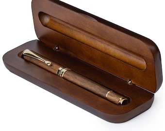 Wordsworth and Black  Crest Rollerball Pen - Luxury Pen - Ink Refill, Refillable Quality Gift for Men & Women, Nice and Fancy Pens for Work