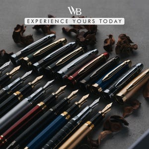 Juego de pluma estilográfica Wordsworth y Black Majesti con 6 cartuchos de tinta, convertidor de recarga, estuche para pluma estilográfica imagen 6