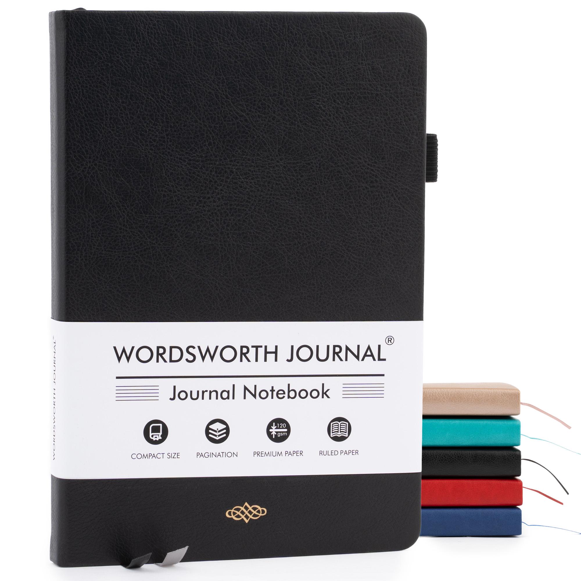 Wordsworth & Black A5 Lined Journal 216 Lined Pages Hardcover