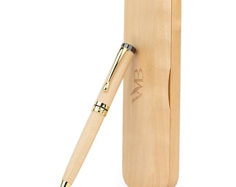 Wordsworth and Black  Crest Ballpoint Pen - Luxury Pen - Ink Refill, Refillable Quality Gift for Men & Women, Nice and Fancy Pens for Work