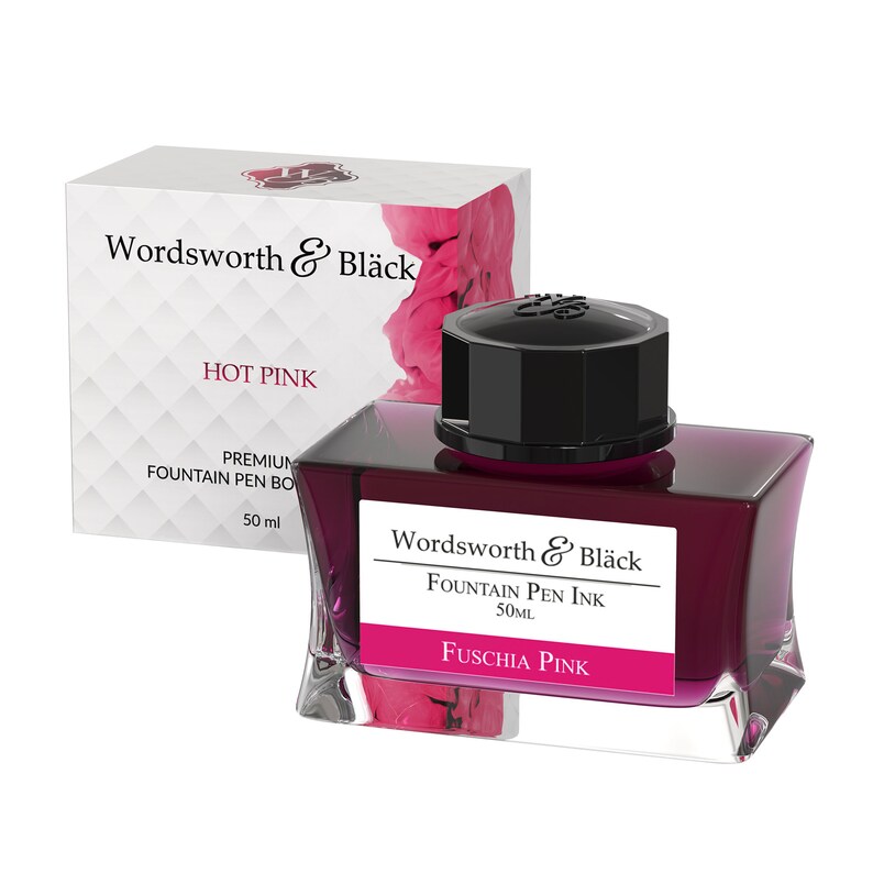 Wordsworth & Black Fountain Pen Ink Bottle 50 Ml Natural Etsy