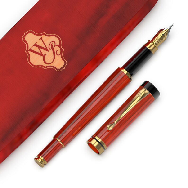 Wordsworth & Black Wooden Fountain Pen Set Comes With 6 Ink Etsy