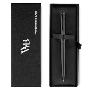 Wordsworth & Black Luxury Erudite Set di matite meccaniche - Matita ricaricabile, astuccio regalo; Diario, Calligrafia, Disegno, Scrittura fluida