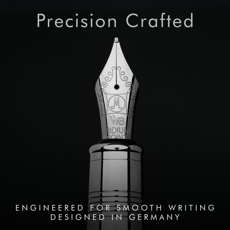 Juego de pluma estilográfica Wordsworth y Black Majesti con 6 cartuchos de tinta, convertidor de recarga, estuche para pluma estilográfica imagen 5