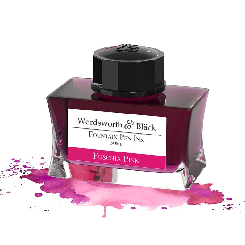 Wordsworth & Black Fountain Pen Ink Bottle 50 Ml Natural Etsy