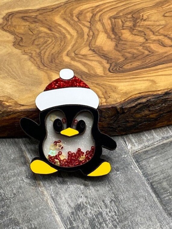3D Ornament Penguin 4 Pieces Laser Cut Out Unfinished ORN164 3D Ornament Penguin 4 Pieces Laser Cut Out Unfinished ORN164