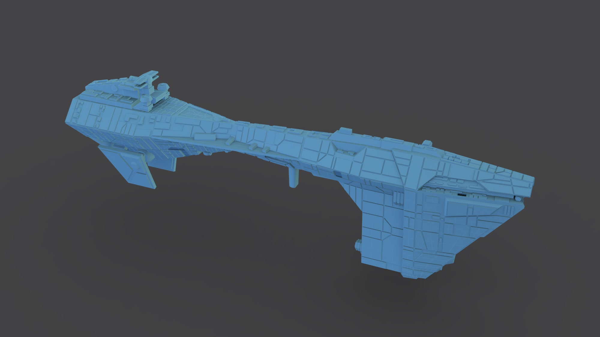 Imperial Nebulon-b Frigate STL - Etsy