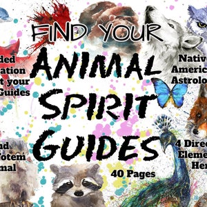 Conoce a tus guías espirituales animales / Meditación guiada / Animal tótem / Descarga digital / Sanación con sonido de 432 Hz / Yoga / Meditación / Reiki