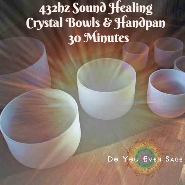 Sanación con sonido de 432 hz / Cuencos cantores / Handpan / Música instrumental / Descarga digital / Limpieza energética / Yoga / Meditación / Reiki