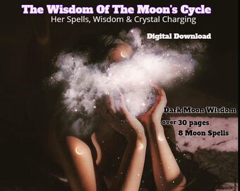 Moon Phase Magick | Moon Spells | Digital Download PDF | Manifestation | Divination | Self Care | Release | Energy Cleanse | Spiritual Gift