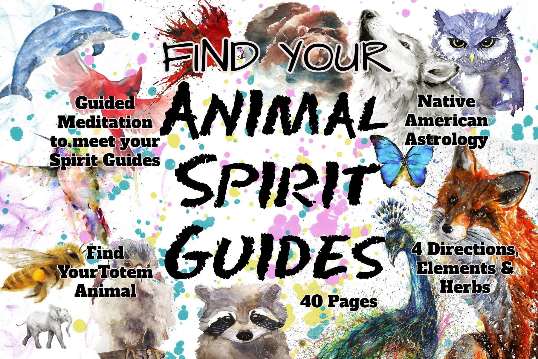 Meet Your Animal Spirit Guides Guided Meditation Totem - Etsy Meet Your Animal Spirit Guides Guided Meditation Totem - Etsy