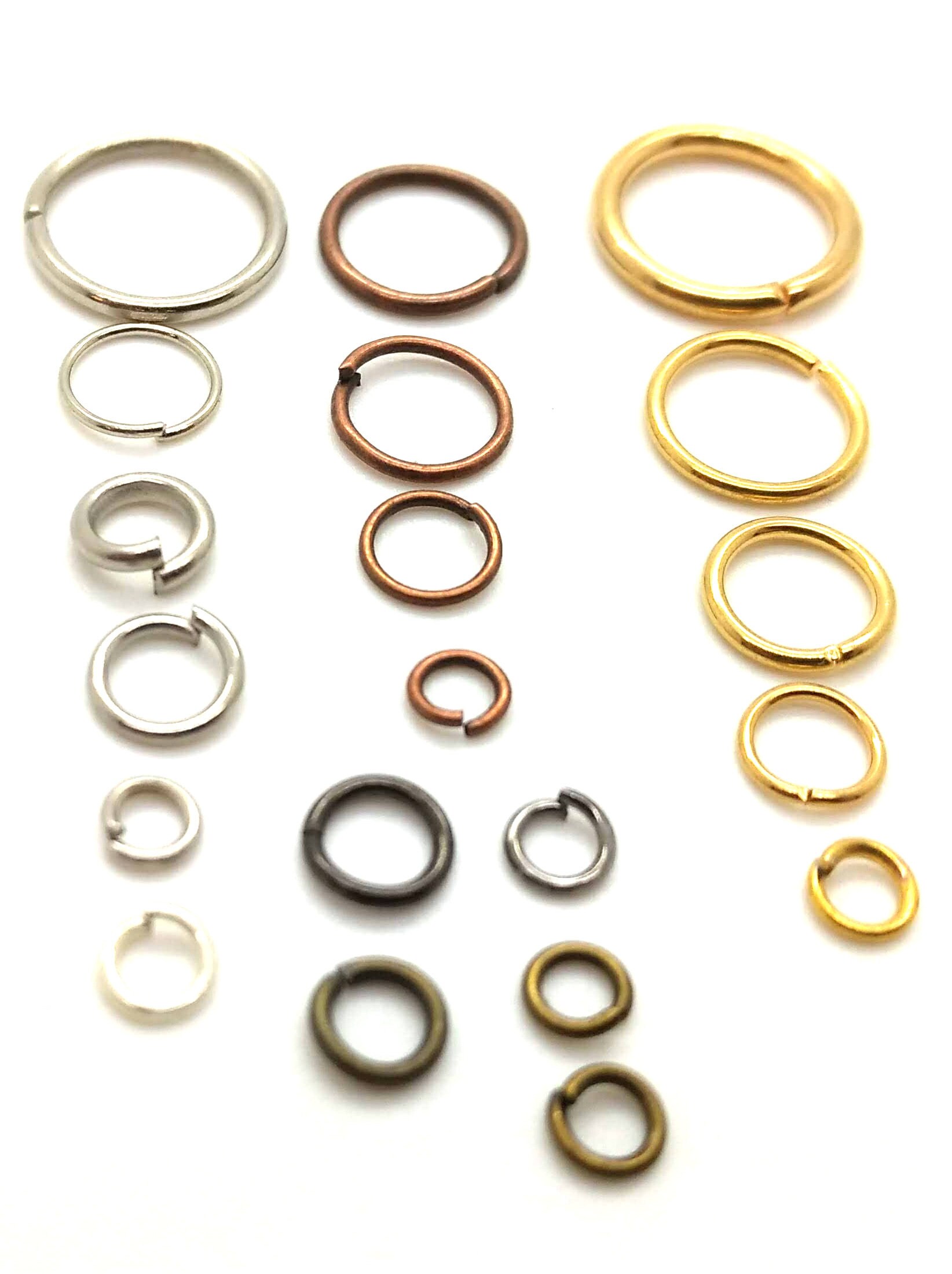 Assorted Jump Rings Open Mixed Metal O Rings in a Variety of Etsy Canada