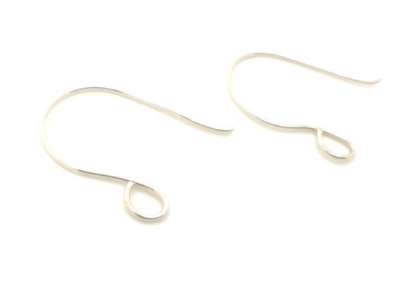 1 inch Rhodium Plated Polished Sterling Silver Cross French Wire Earrings