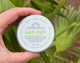 Sun Fun | mineral sun lotion | reef safe | protect  | zinc oxide