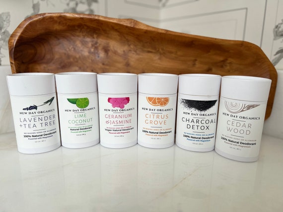 all natural deodorant | no aluminum, no baking soda | men & women's deodorant | REGULAR sizes are plastic-free and zero waste | vegan