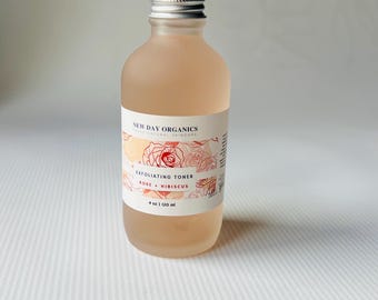 Rose + Hawaiian Hibiscus | toner  | white tea | organic | vegan | rose hydrosol | gotu kola