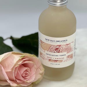 Rose + Hawaiian Hibiscus | toner  | white tea | organic | vegan | rose hydrosol | gotu kola