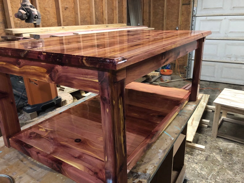 Cedar coffee table NEW Etsy