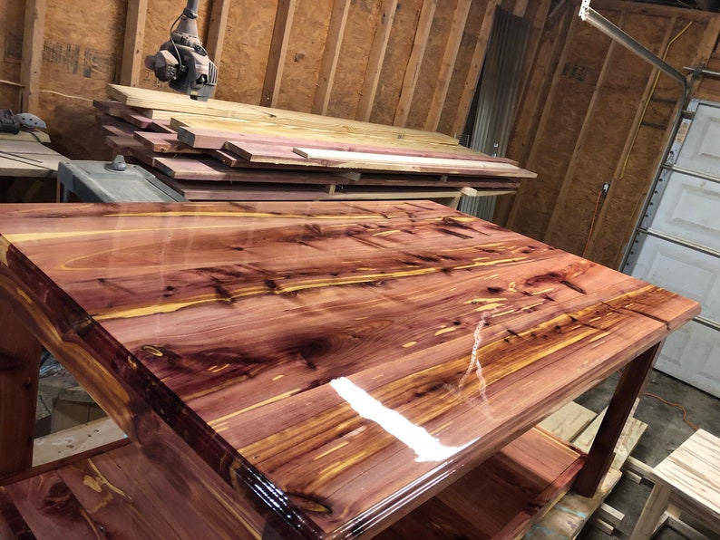 Cedar coffee table NEW Etsy