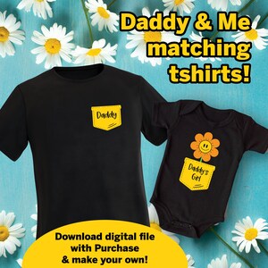 Daddy & Me Daddy&#39;s Girl .svg Tshirt Decals