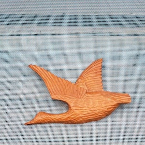2 Wood Canada Goose Vintage Hand-Crafted Canadian Geese Wall Hanging