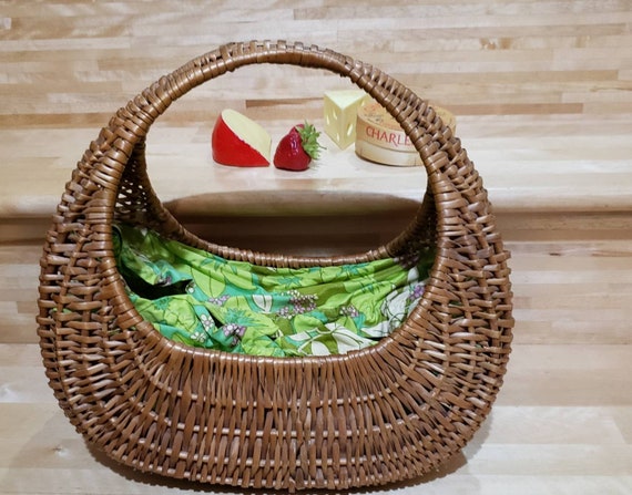 Vintage Large Wicker Basket