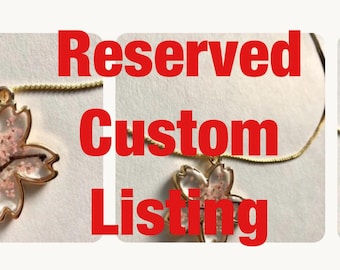 Reserved Custom listing for Deanne