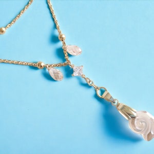 Twisted Wonderland - Sea Witch Layered Crystal Necklace (Overblot Azul Inspired)