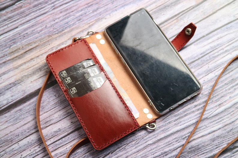 S10e S9 S8 Wallet Case Leather Womens Shoulder Strap Personalized Leather Samsung Galaxy S21 plusS20 FENote 20 Ultra 5G note 10