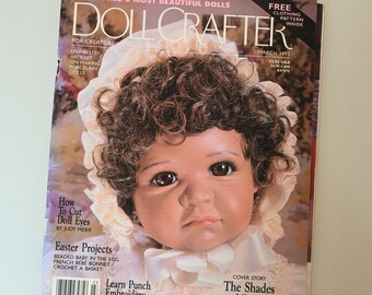 Dollcrafter Magazine Mars 1993 Shades of Becka avec motif coulissant