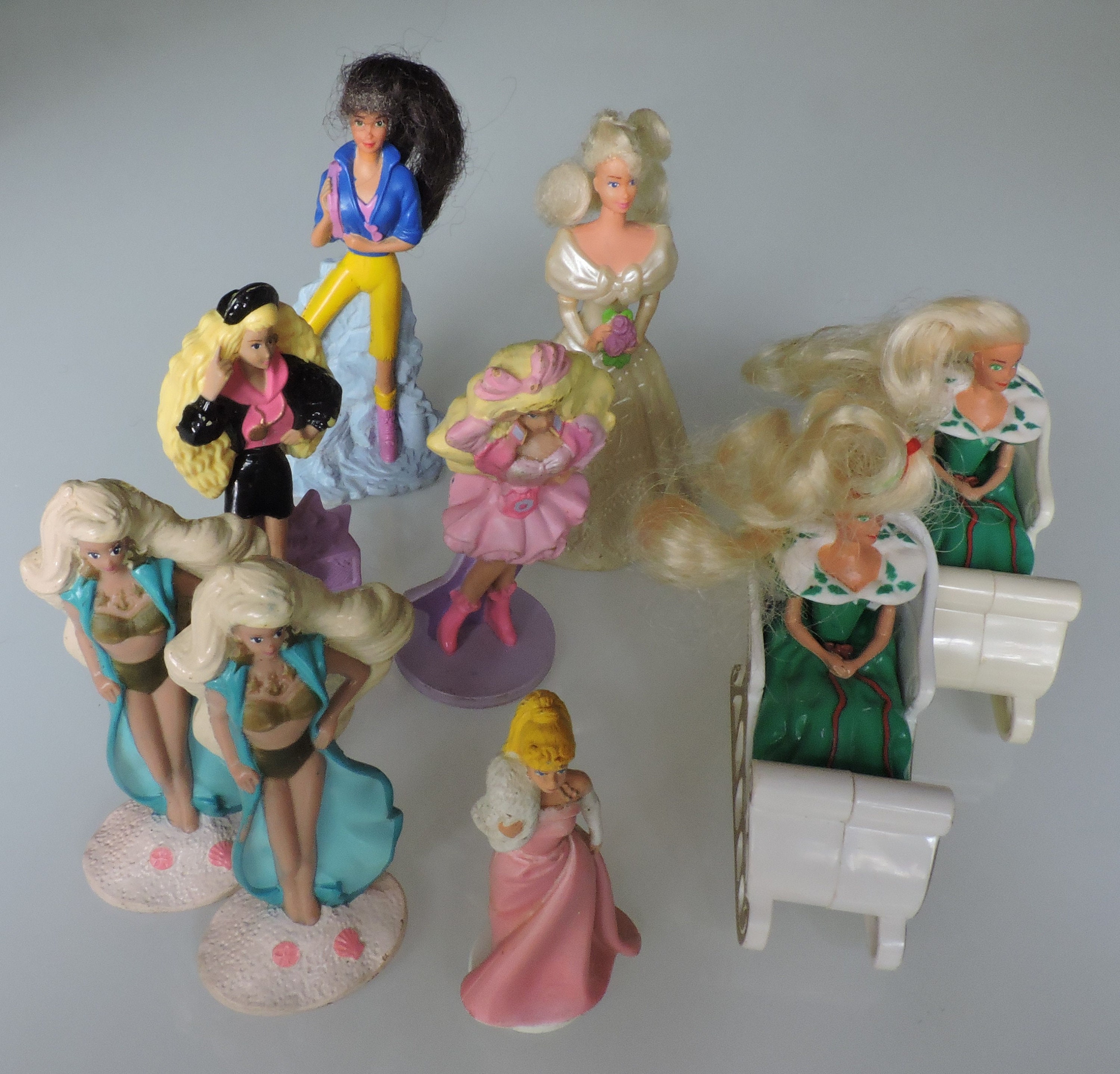 1990s Barbie Fast Food Toys Lot of 9 - Etsy