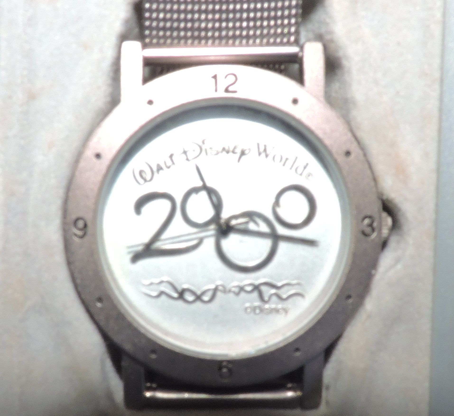 Walt Disney World 2000 Millenium Sweda Watch with Quartz Japan Movement New