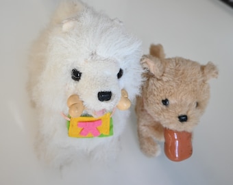 レトロ犬　ぬいぐるみ　レア　希少 希少 レア レトロ アフロ犬 マスコット ぬいぐるみ コンプ 5点 セット