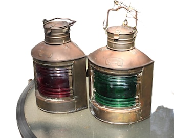 Ship's Lanterns Port and Starboard