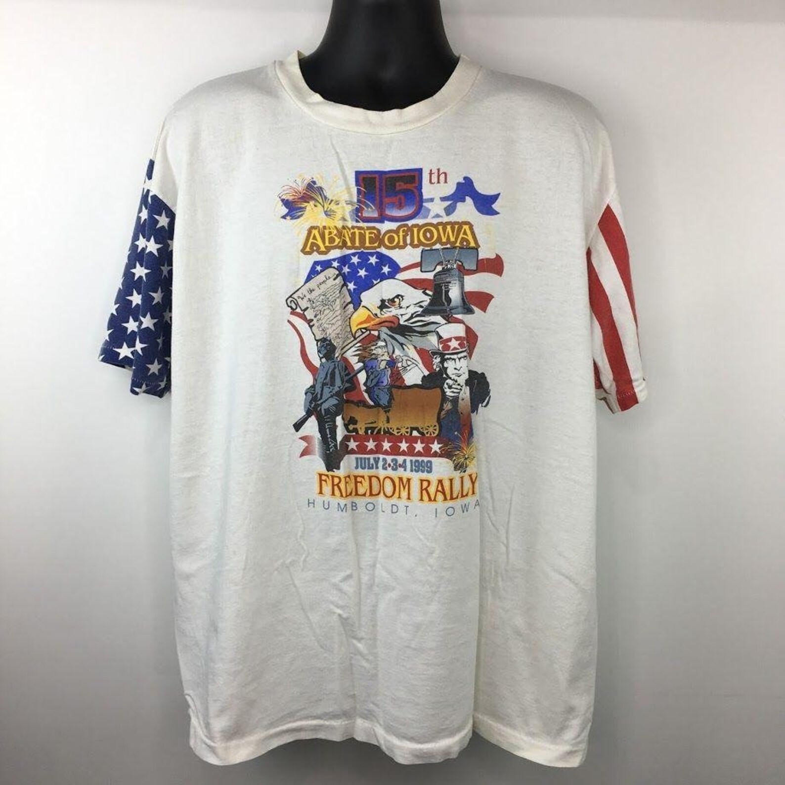 Mens Vintage Abate of Iowa Freedom Rally T Shirt Humbolt IA | Etsy