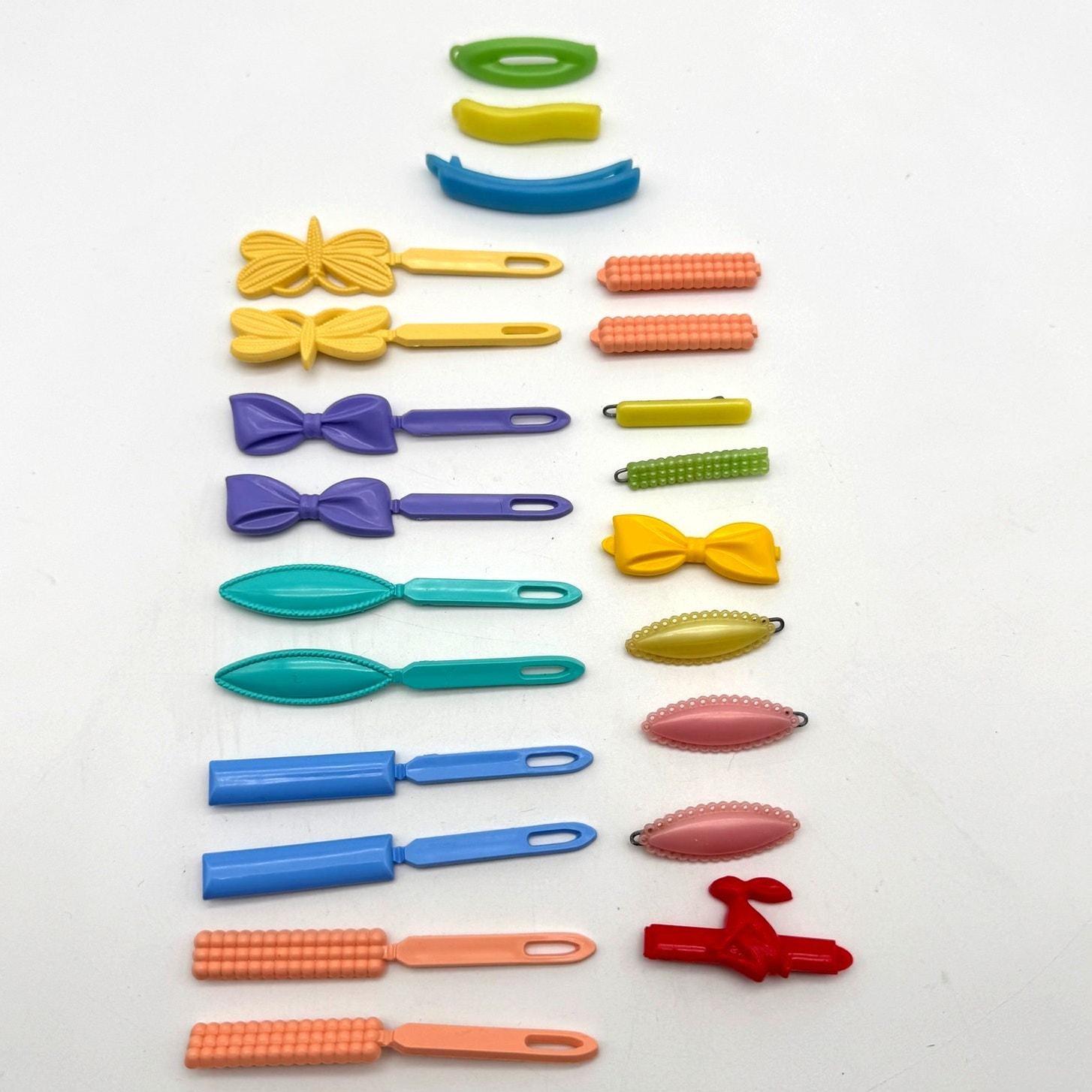 Vintage Plastic Barrettes - Etsy