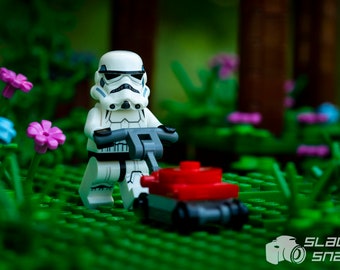 Cortando el césped en Endor. Digital