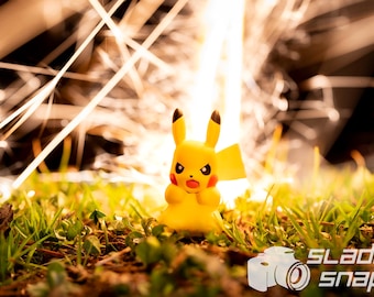 Pikachu usa truenos. Digital