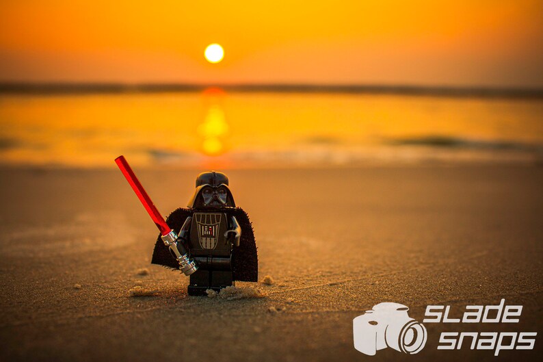 Vader on the beach. Digital image 1