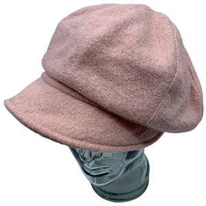 6 COLORS. boiled wool NEWSBOY cap (MILA), warm and comfortable. Made in Canada.